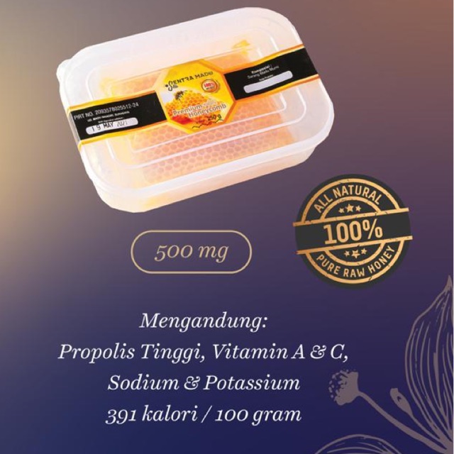 

honeycomb sentra madu alami 100%murni menyehatkan mengandung propolis