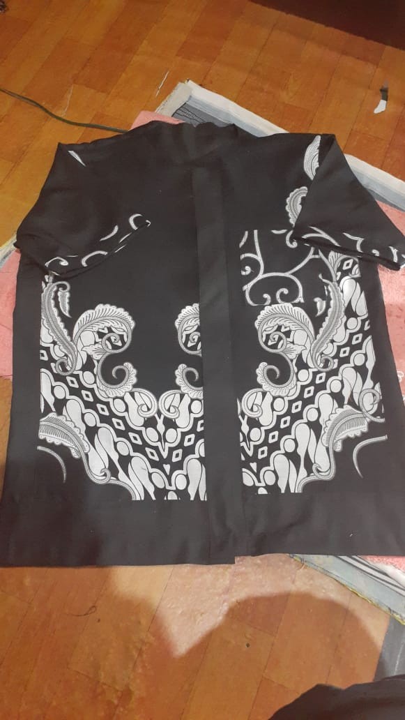 Batik Couple Keluarga Sania Ruffle Ori Ndoro Jowi Garansi Termurah