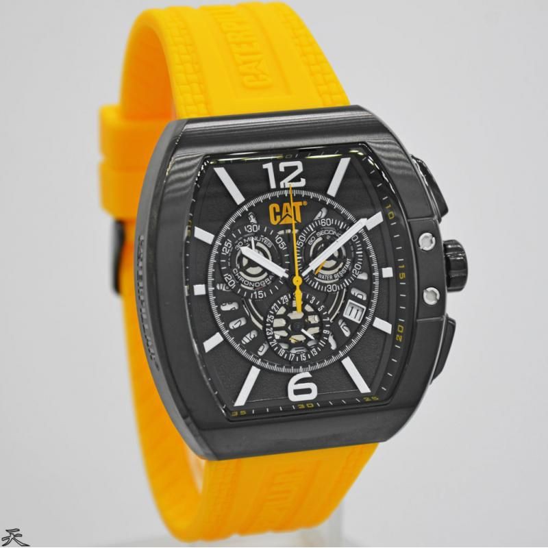 Jam Tangan Pria Caterpillar CAT 11-163 Rubber Original Murah