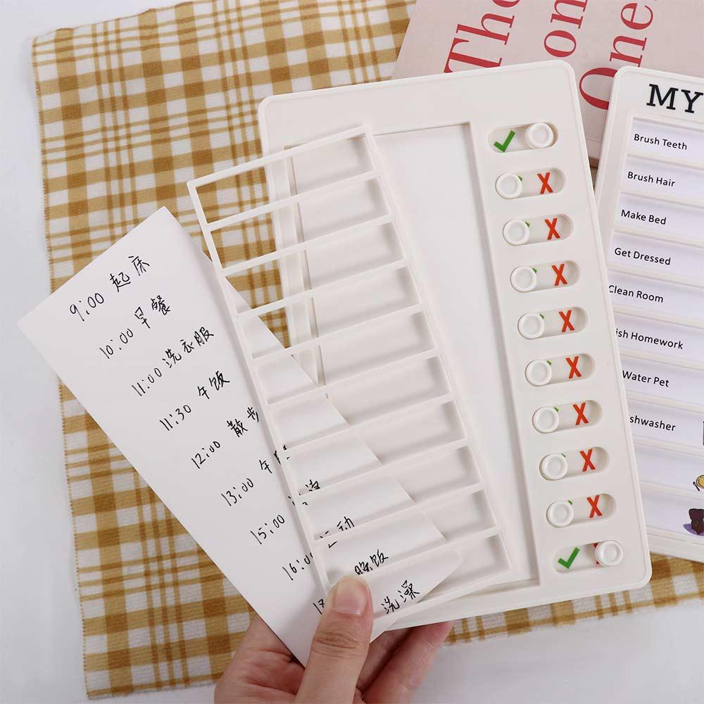 Quinton Student Message Checklist Stick-on Dewasa Sticky Notes Daftar Jadwal To Do List Papan Pengingat Buku Manajemen Aksesoris Kantor Stationary Anak DIY Memo Papan Plastik