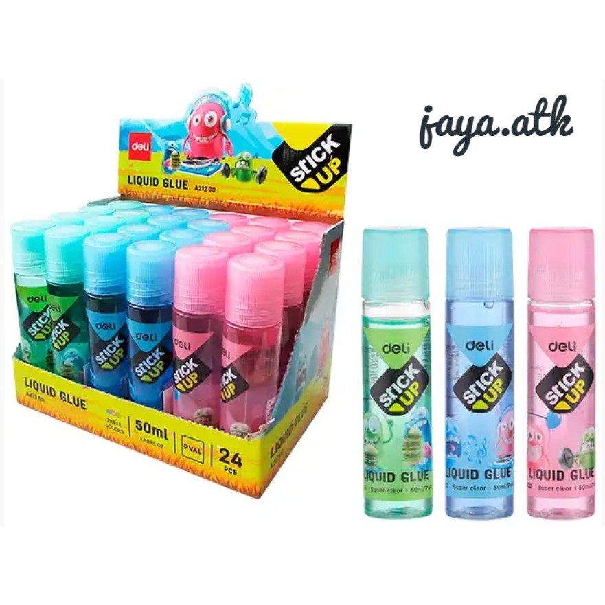 Lem Cair - Lem Kertas Bumpees 50ml A21200 Deli - Washable Glue