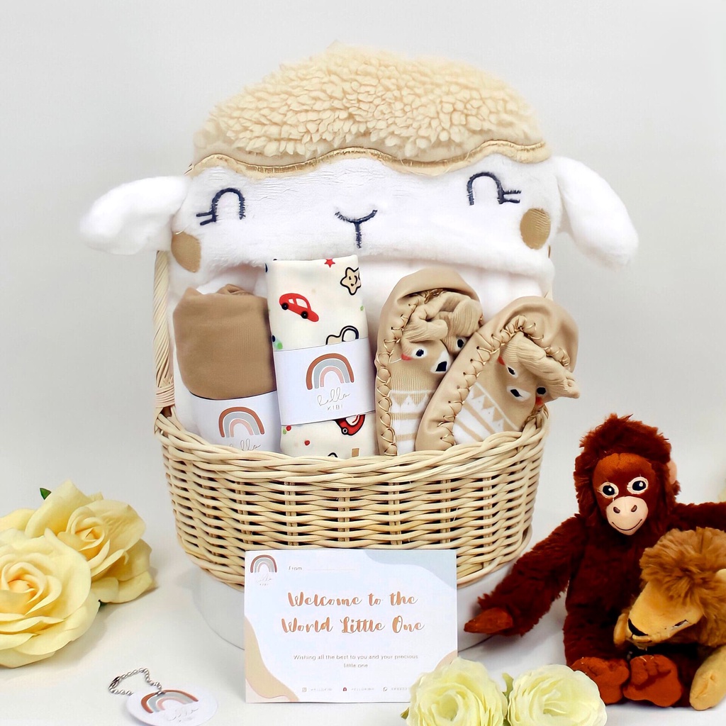 Hellokibi Blanket Set - Baby Hampers New Born / Kado lahiran / Baby Gift / Kado bayi / Hampers Bayi