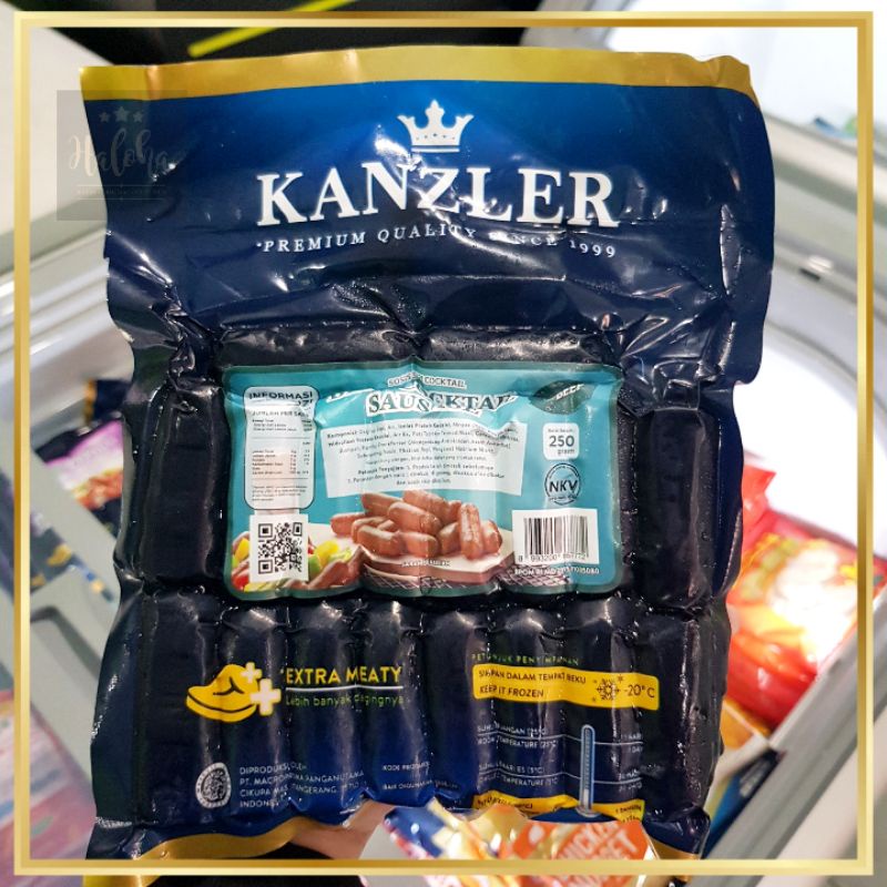 Kanzler Beef Cocktail Sausage / Sosis 250g