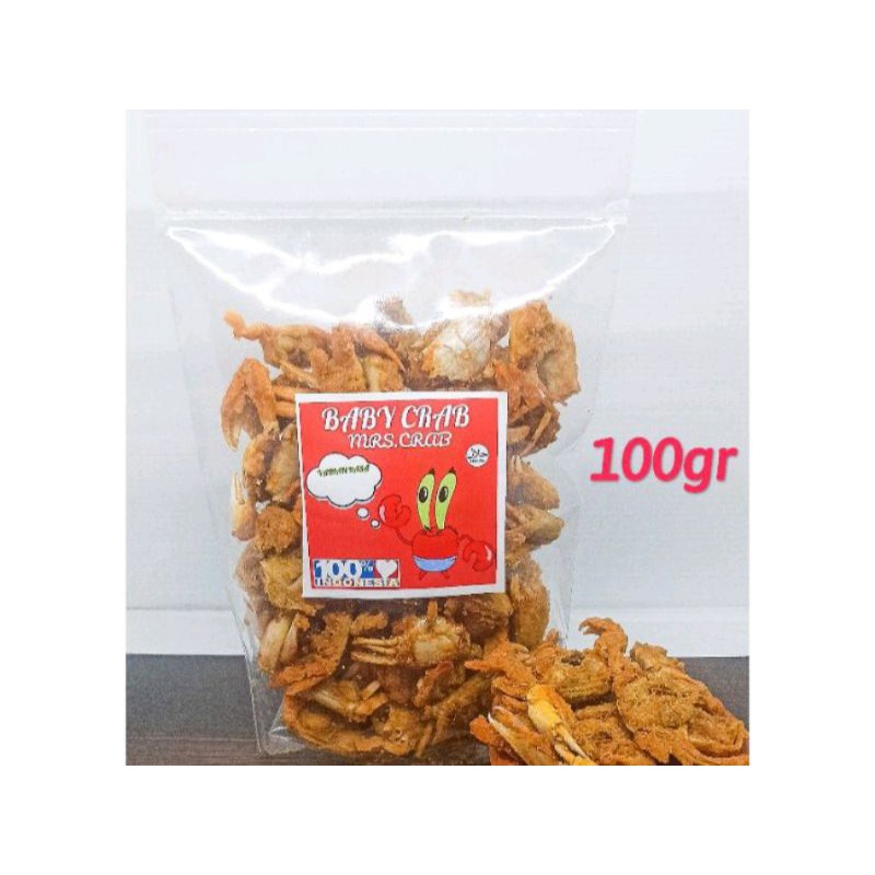 

BABY CRABS KRISPY 100gr | KEPITING RAJUNGAN