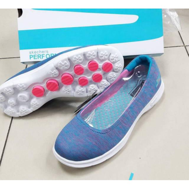 Sepatu Skechers Sketcher Skecher Go Step Balet Canvas + Lengkap Box