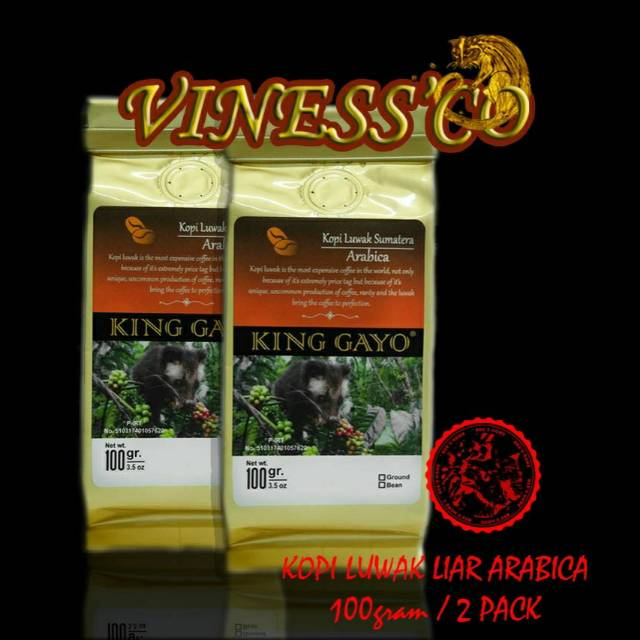 

KOPI LUWAK LIAR 200GRAM powder or bean