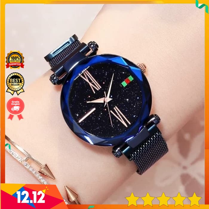 Jam Tangan Wanita Alexandre Christie 6141 Dark Blue Rosegold / Alexander Christie Wanita 6141