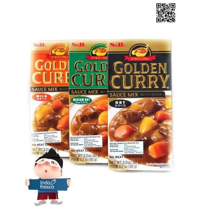 

Produk Terbaru - S&B Golden Curry Sauce Mix/ Saus Kari - 100G - Medium