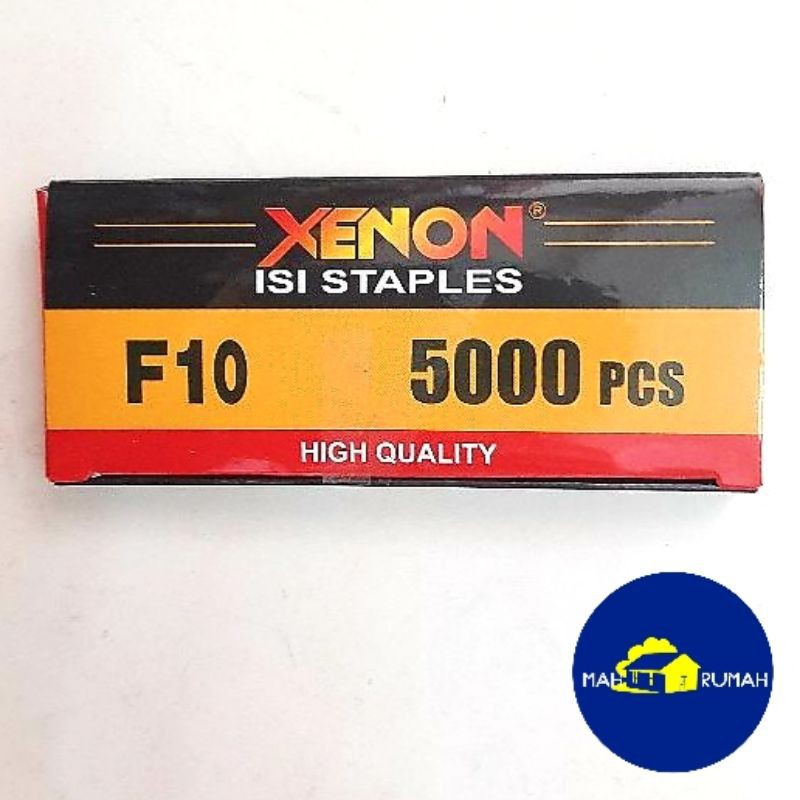 Isi Refill Staples Mesin Paku Tembak Nailer Stapler Gun T I 10mm - XENON F10 F 10