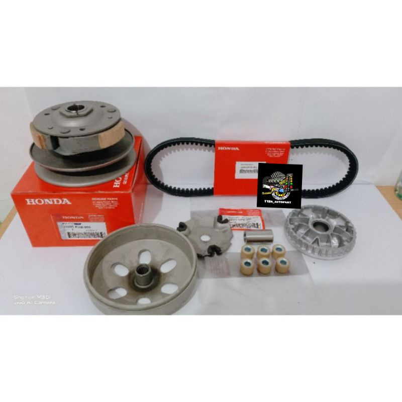 (Paket hemat CVT) Paket komplit CVT Honda Vario karbu Vario techno 110 karbu Vario CW KVB ORI