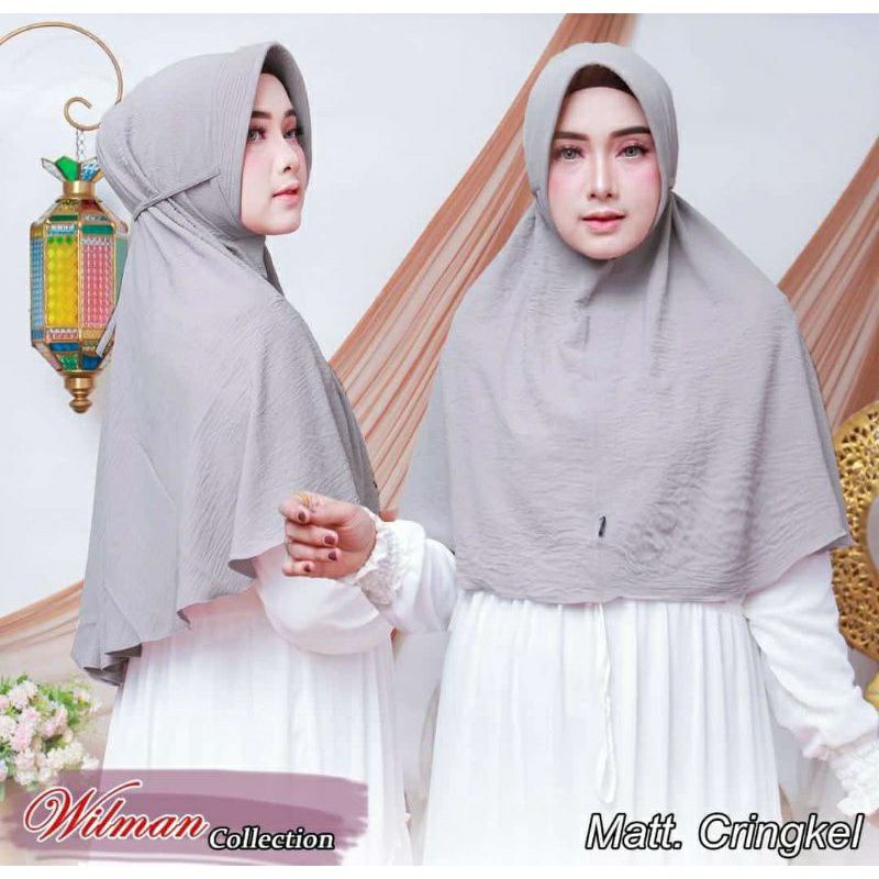 Bergo Cringkel Airflow Premium Hijab Jilbab