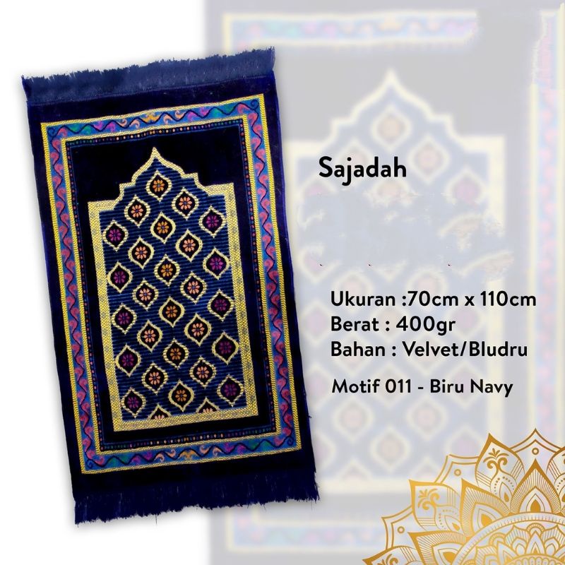 Sajadah Turki Dewasa Kualitas Premium Real Pic Grosir Murah 70x110