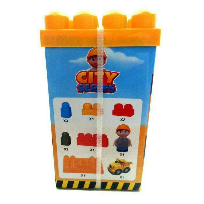 Promo Mainan  Mainan Anak - Block Lego Besar City Series Mobil Truck 12 Pcs  Diskon Abiss