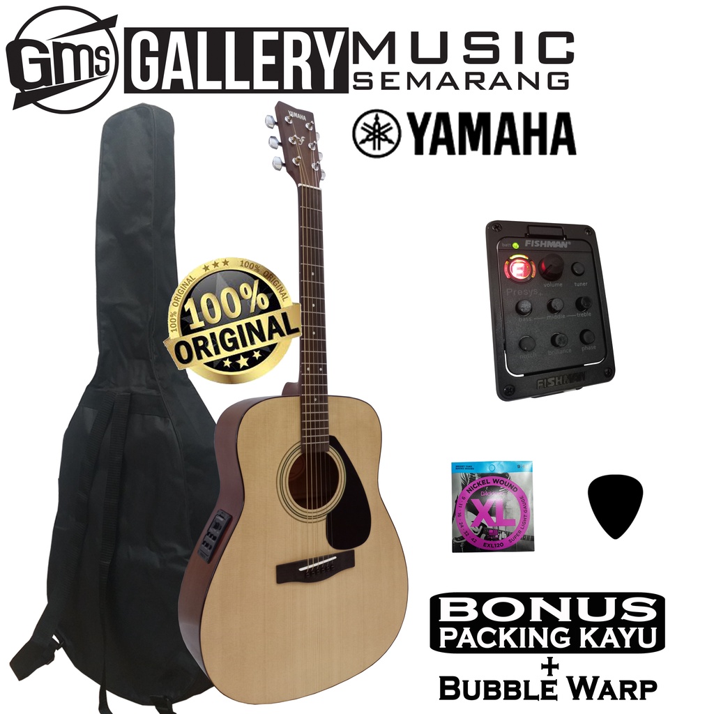 ORIGINAL!!! Gitar Akustik Elektrik Yamaha F310 Original Preamp Equalizer Tuner Fishman-PAKET B
