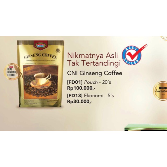 

CNI Ginseng Coffee