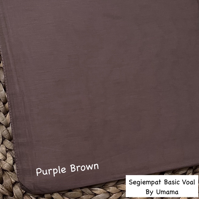 Hijab Basic Voal Umama Part 1-Purple Brown