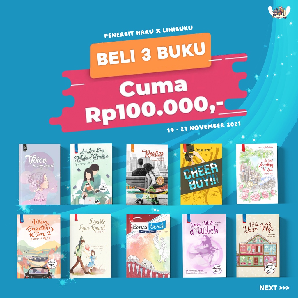 FLASH SALE CUCI GUDANG BUKU  HARU
