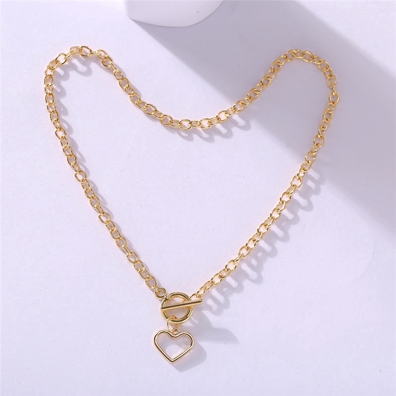 YEEZII Kalung Rantai Warna Gold Dan Silver Aksen Bintang Gaya Korea Untuk Wanita