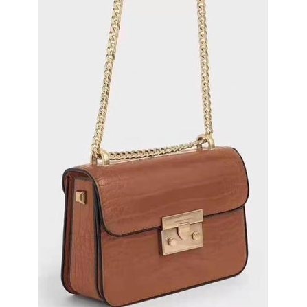 Harga Spesial.. Ck Woden Boxy Croco Chain Ori [FREE PAPERBAG  FREE BUBBLEWRAP]