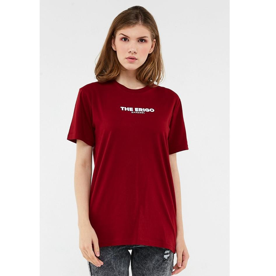 Xpm93 Erigo  T Shirt Poxt Truth Maroon Shopee Indonesia