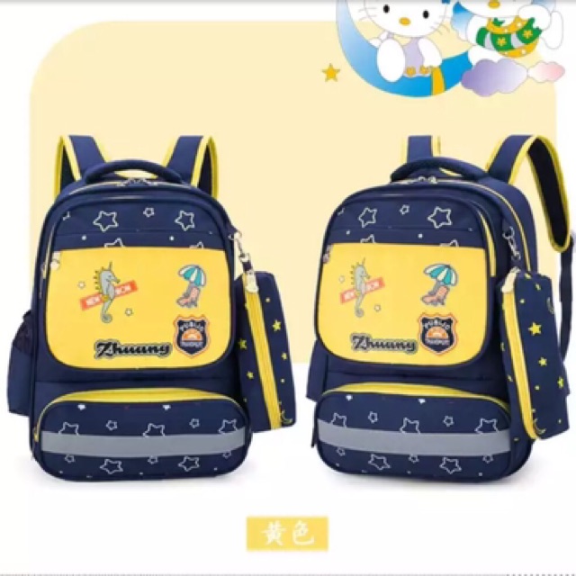 New Backpack Anak For Kids 2020 ZHUYANG LOVE HORSEA Free Kotak pensil / ransel anak Paud TK SD murah