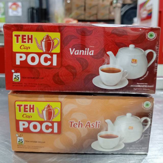 

TEH CELUP CAP POCI ISI 25 BAG