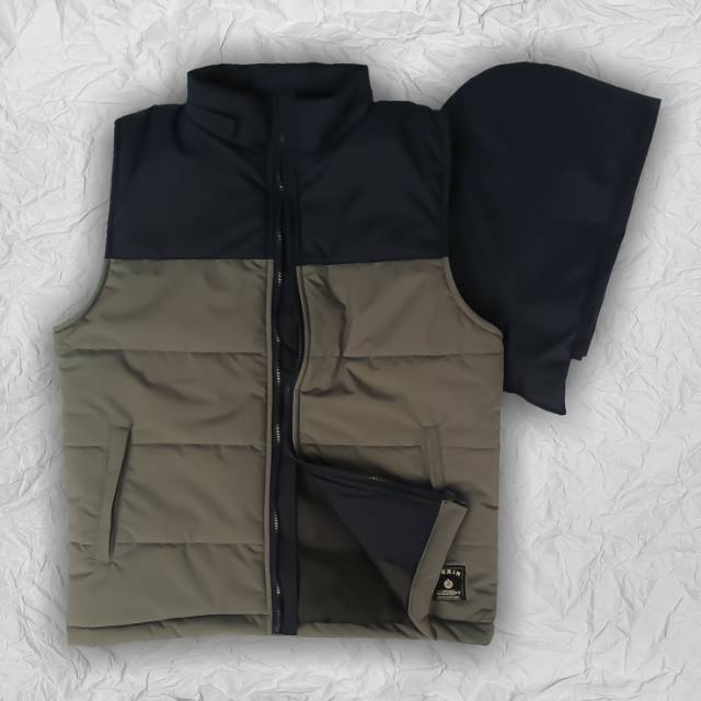 Rompi Parasut Tebal/Jaket Rompi Pria/Rompi Pria Tebal