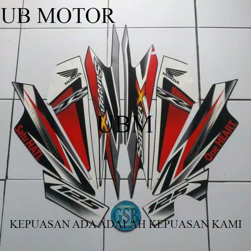 List/striping supra x 125 2013