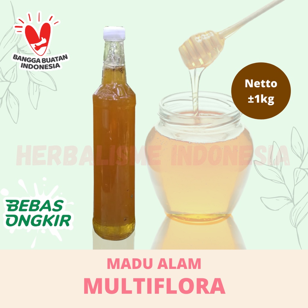 

MADU ASLI MULTIFLORA - DARI LEBAH MELLIFERA - UKURAN 1kg