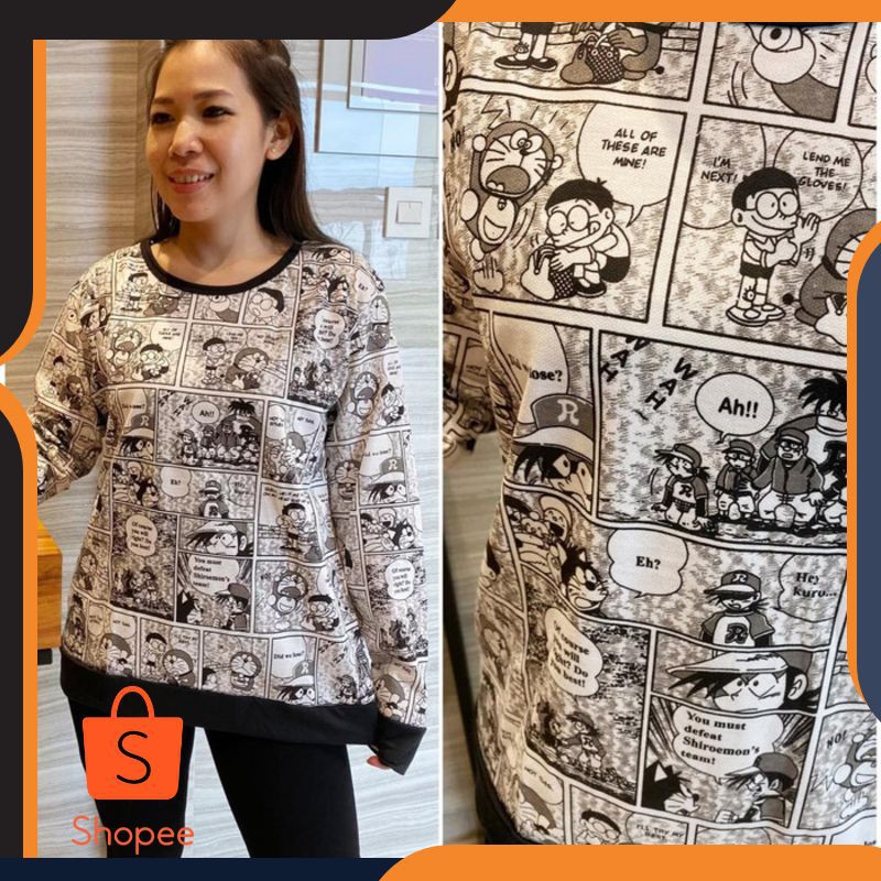 Grosir  jakarta - baju SWEATER wanita KORAN DORA Keren