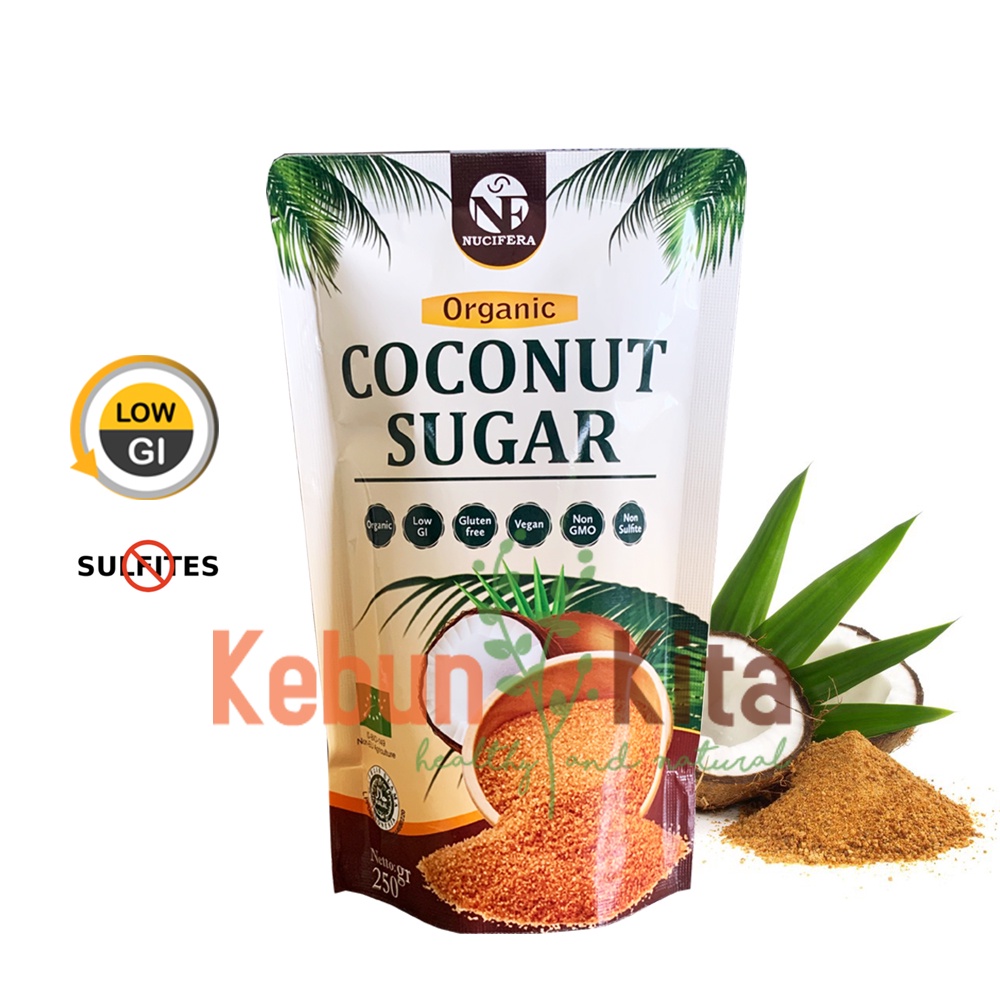 

Organic Coconut Sugar 250gr (Gula Kelapa Kristal Organik)