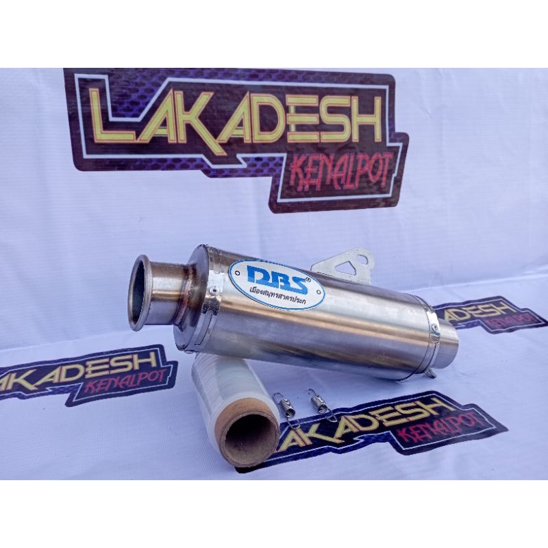 SILENCER KNALPOT DBS BIRU (INLET 38/50) ALL MATIC BEBEK SPORT