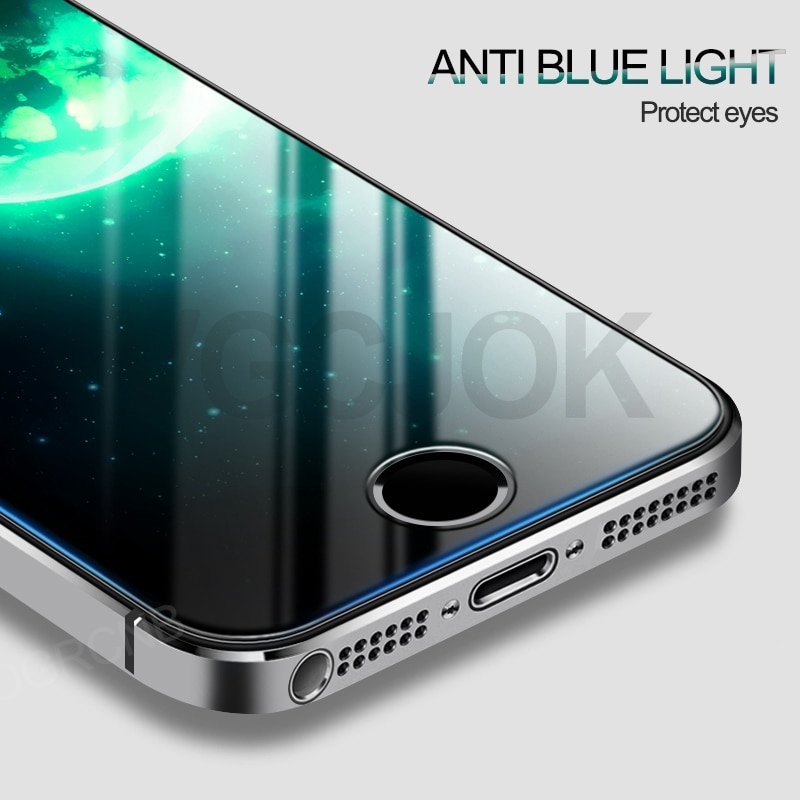 Pelindung Layar Tempered Glass 9H Untuk iPhone 5 6 6s 7 8 Plus X XS Max XR 11 12 Pro Max SE 2020 2022 SE3