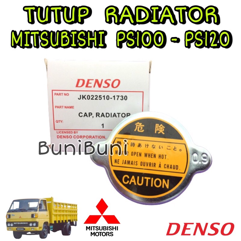 Tutup Radiator Cap 0.9 BESAR Untuk Truk Mitsubishi Colt Diesel PS 100 / 120 Lama High Quality