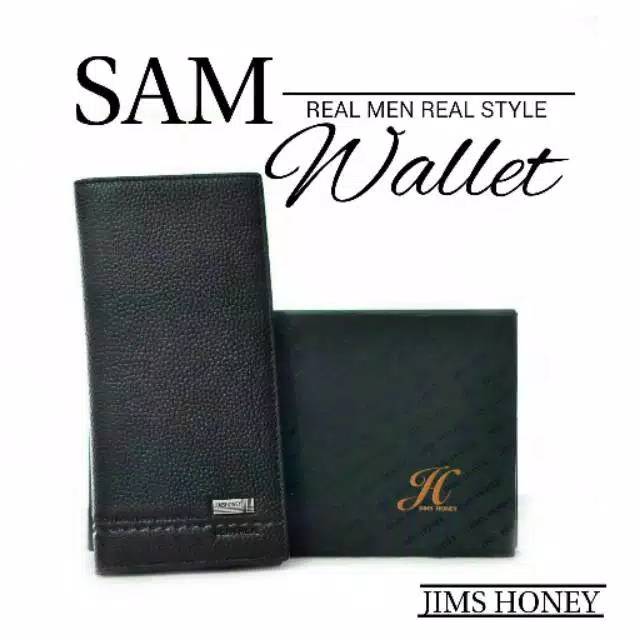 SAM WALLET JIMS HONEY Dompet Kulit Panjang Pria Import JH Ori Murah