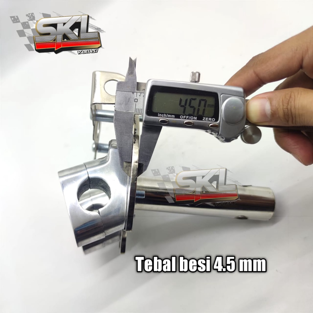 Adaptor Setang Dudukan Setang Batman Matic Honda Beat Vario Scoopy &amp; Bebek Grand Supra Revo Blade