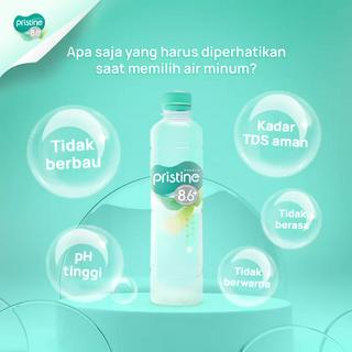 Jual PRISTINE 8+ Air Mineral 400 ml x 24 botol (1 box) | Shopee Indonesia