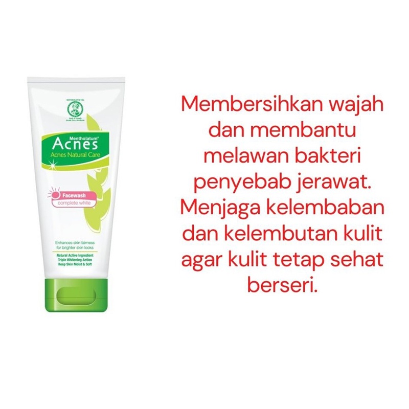 Acnes Natural Care Facial Wash