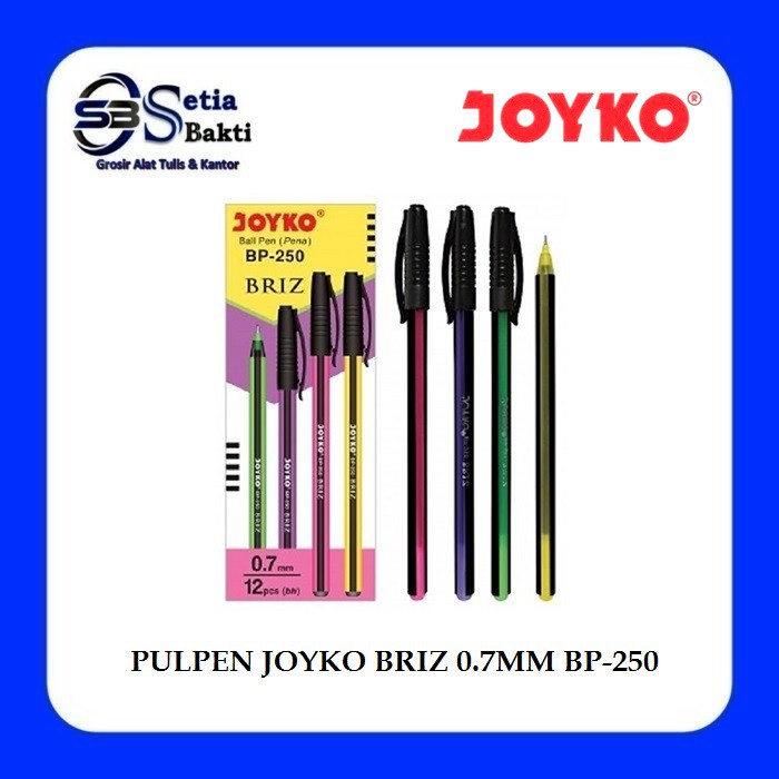 

Pulpen JOYKO BRIZ BP 250 0.7mm - 12 Pcs