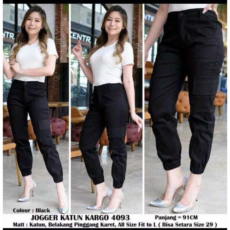 SALE CARGO PANTS JOGER//CELANA JOGER WANITA TRENDY//CELANA KANTONG DEPAN//FREE BELT(1KG MUAT 5PCS)