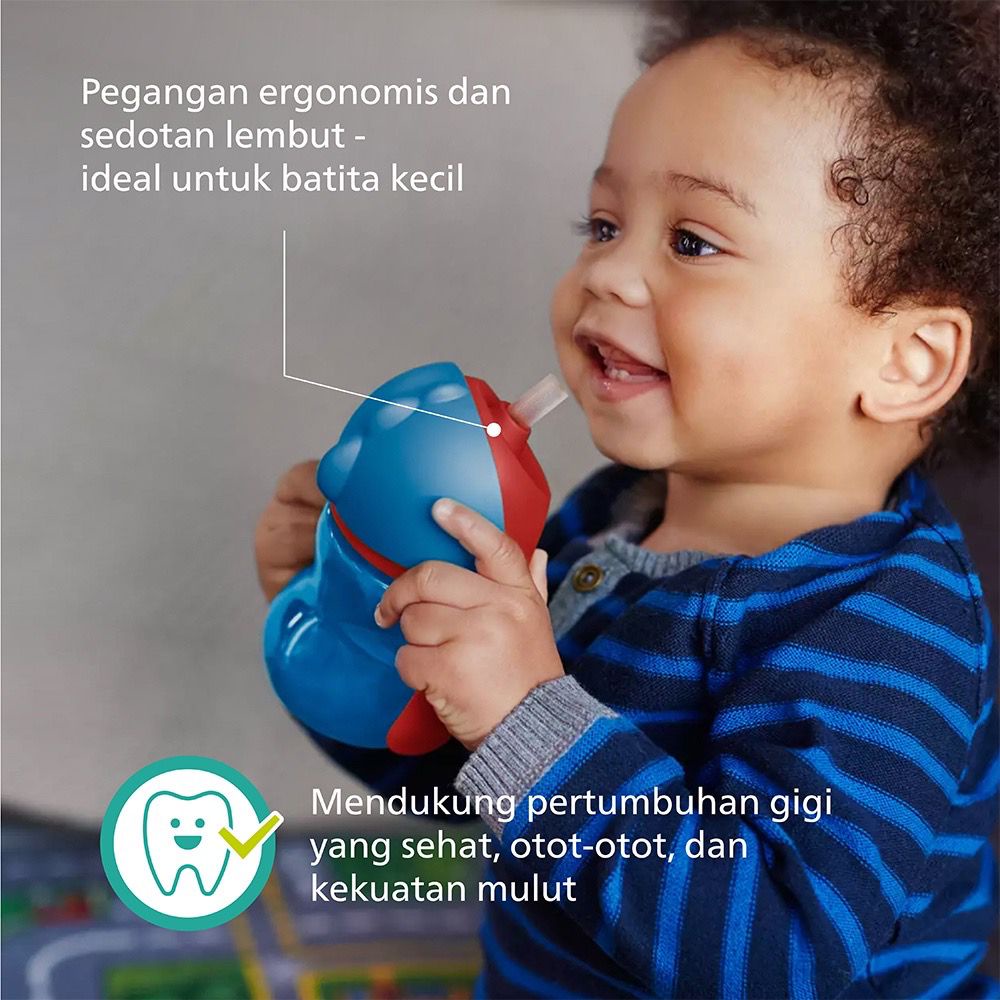 Philips Avent Bendy Straw Cup - Botol Minum Bayi - Botol Sedotan Anak