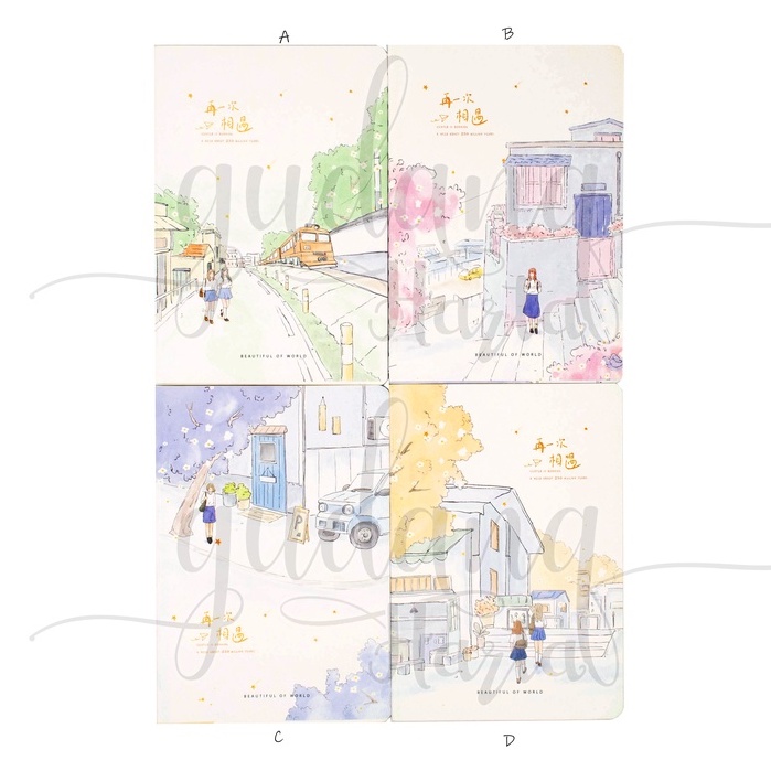 Notebook A5 Beautiful Youth Buku Motif Sekolah Seragam GH 308016