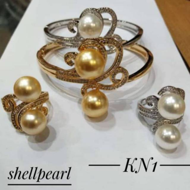 Gelang dan Cincin mutiara air tawar 2302