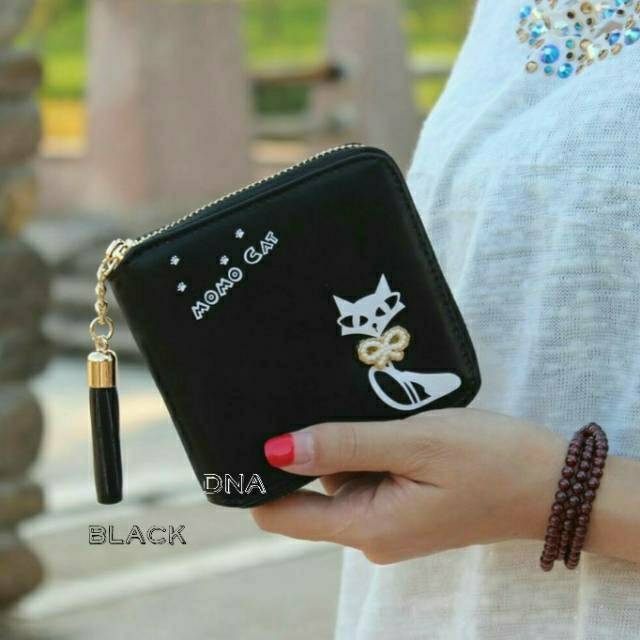 Dompet mini momo cat/dompet wanita /dompet murah