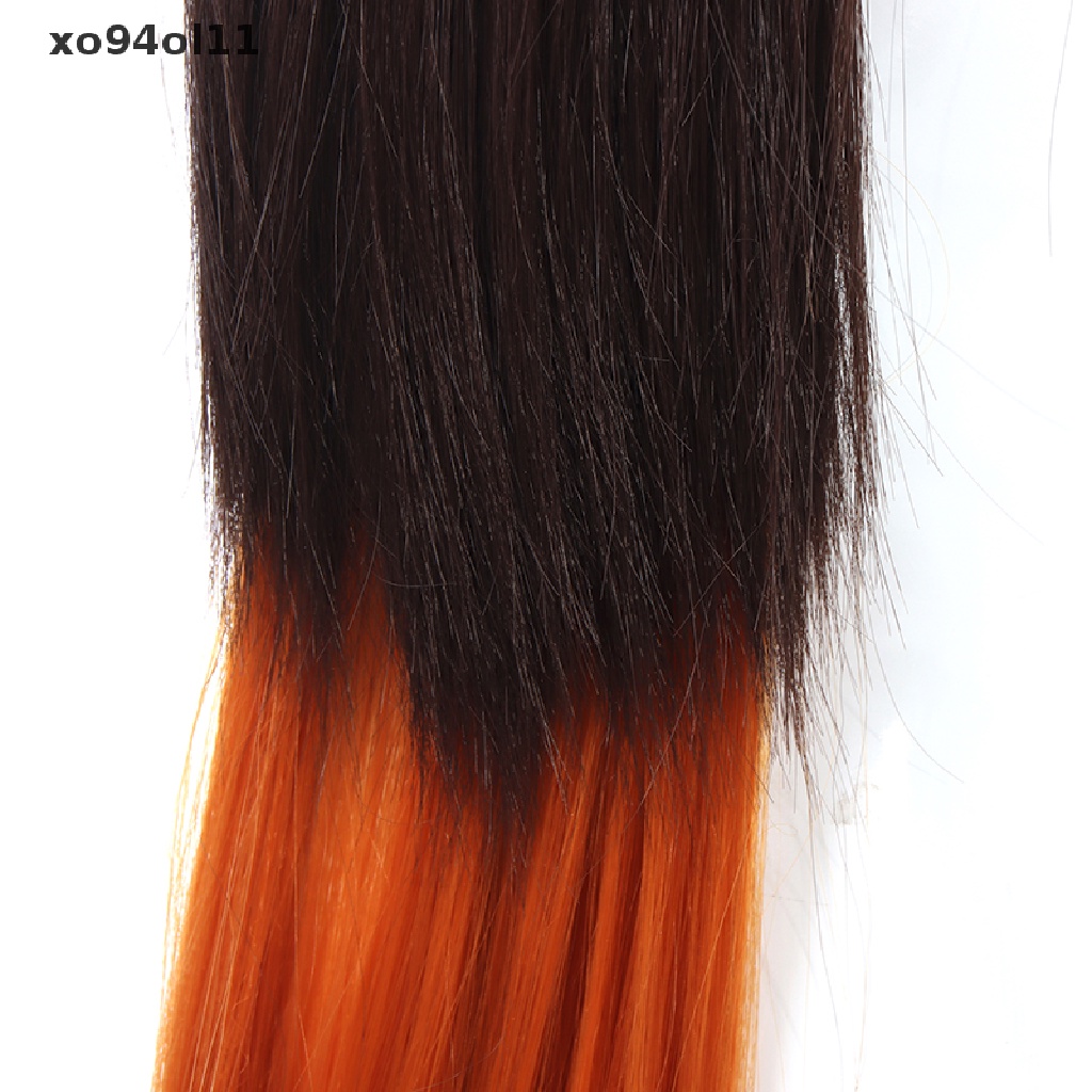 Xo Wig Rambut Cosplay Zhongli Warna Hitam Coklat