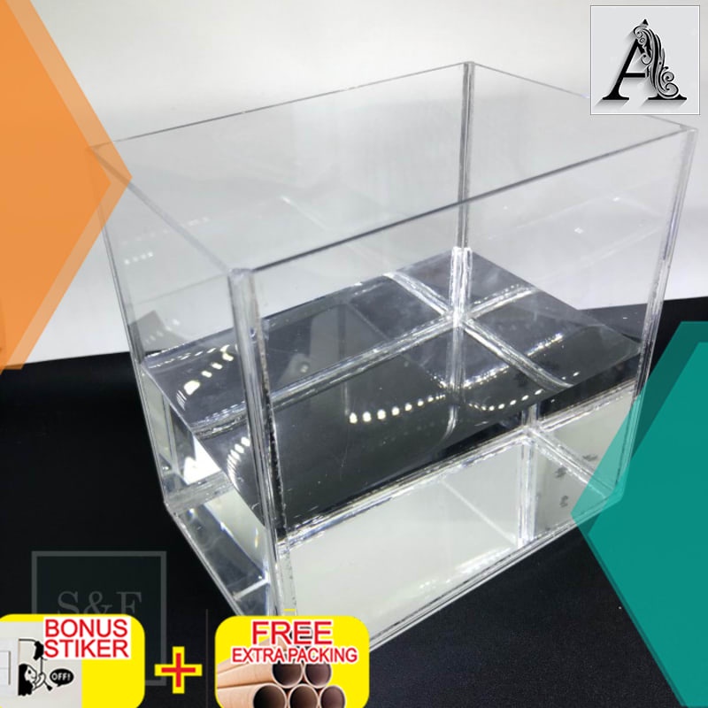 Terlaris Soliter cupang / aquarium cupang / aquarium akrilik / soliter akrilik