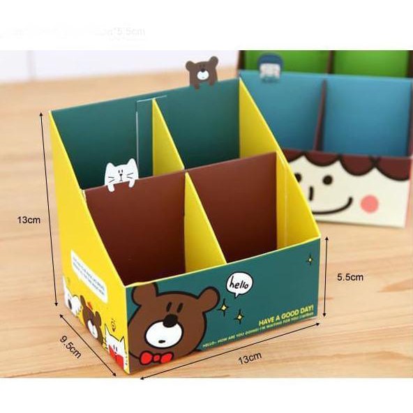 

Terlaris Kotak Penyimpanan Tempat Alat Tulis Kotak Pensil Serbaguna - Khm305 - Motif A |