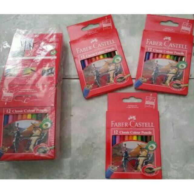 

Pensil Warna 12 Warna Faber Castell Pendek Color Pencils Faber