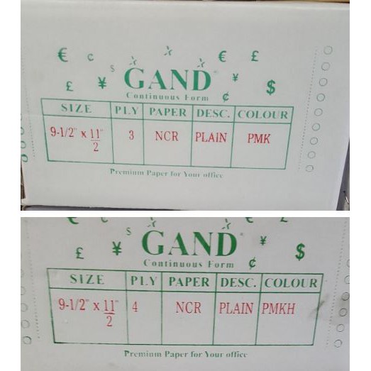 

Kertas Continuous Form Rangkap 2 Ply 2ply Bagi 2