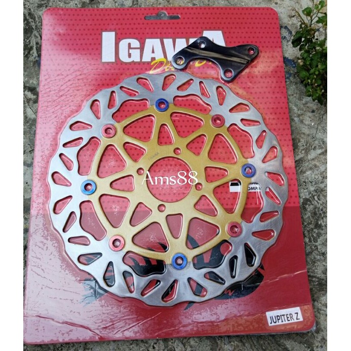 Piringan Cakram Disc Depan 300mm + Breket Variasi Motor Jupiter Z -Vega R-FiZR